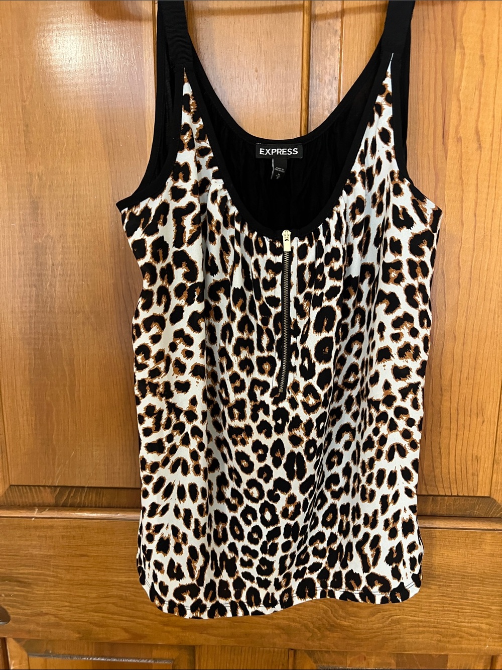 Express Cheetah print tank